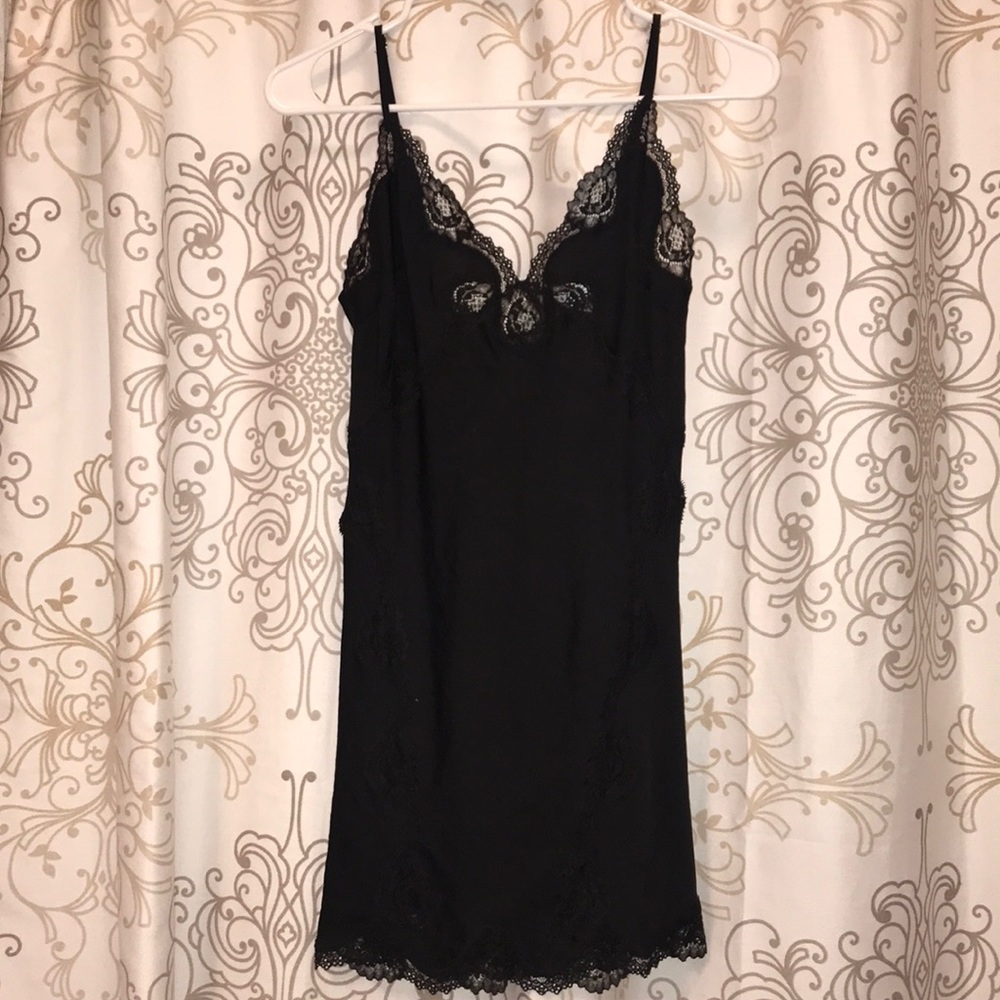 Victoria’s Secret black lace nightgown